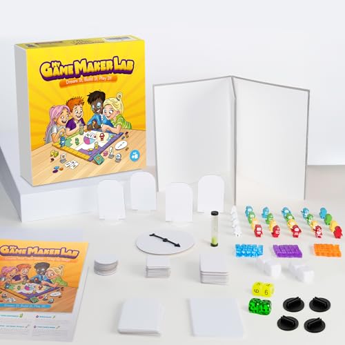 Blank Board Game Kit for Kids & Families – Make