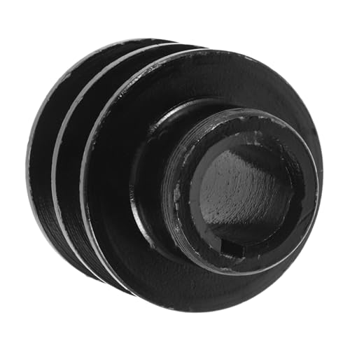 DOITOOL Small Pulley Wheel Double Slot Belt Pulley Replacement Fixed Pulley for Mechanical Systems