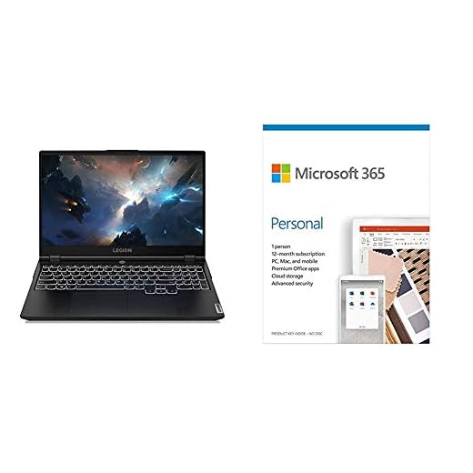 Lenovo Legion 5i 10th Gen Intel i5 15.6 inch Full HD Gaming Laptop (8GB/1TB HDD+256GB SSD/Win10/NVIDIA GTX 1650Ti 4GB GDDR6 Graphics/Phantom Black/2.3Kg)+Microsoft 365 Personal-One Year Subscription