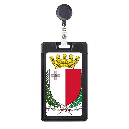 Porte-badge rétractable Malte Europe au bureau et en réunion