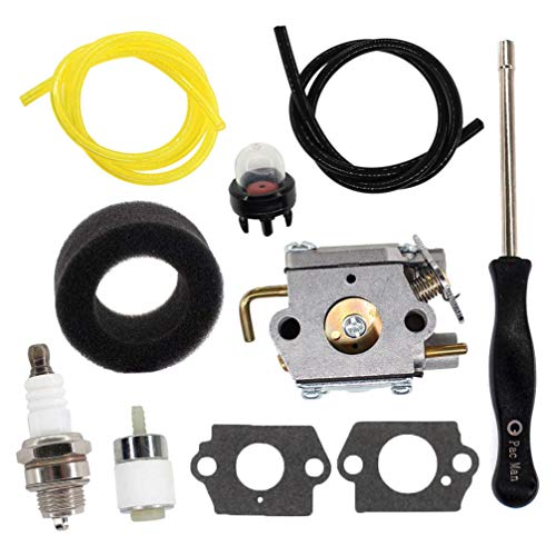 Price comparison product image AISEN WT-827 Carburettor Kit Air Filter Replace 753-05133 753-04333 for Ryan Ryobi 105R 132R 725R 775R Trimmer MTD Troy-Bilt TB10CS TB20CS TB20DC TB310QS TB320BV