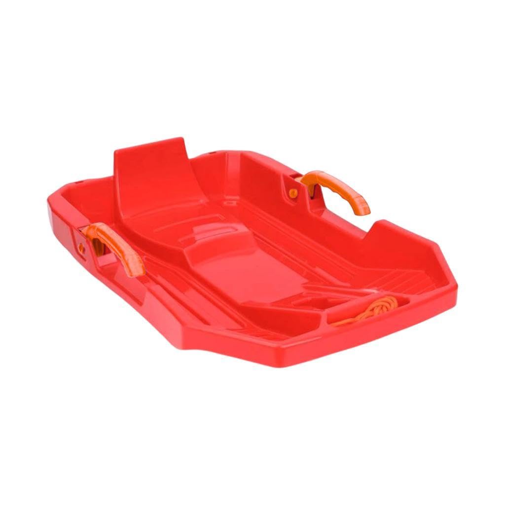 TISHITA Luge pour Enfant Sled de Descente Toboggan avec Freins Corde de Traction en PP Résistant Adapté à L'Utilisation par Les Enfants pour Le Jeu d'hiver Le