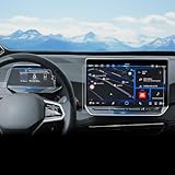 WEIPIN 9H Schutzfolie für VW ID.3 ID.4 ID.5 ID.Buzz 2024 2025 2026 12,9-Zoll Navigation & 5,3-Zoll Digital Cockpit Universell für VW ID3 ID4 mit gehärtetem Glas Anti-Kratze Zubehör
