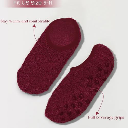 Image of 3Pairs Ankle Socks Low cut Pom Pom Fluffy Fuzzy Warm Winter Plush Slipper Socks For Women