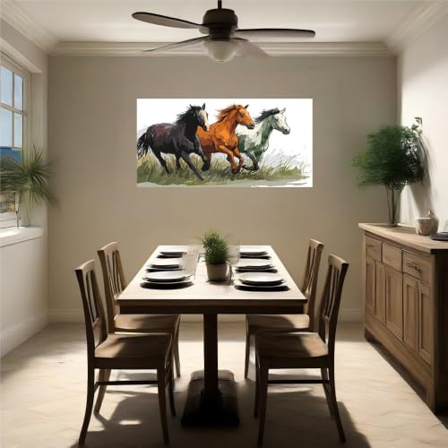 Calcomanías de pared caballo autoadhesivo vinilo mate 5