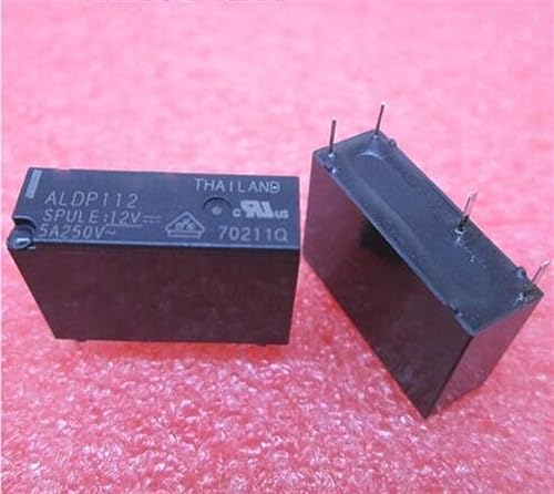 Relais 12 V ALDP112W domotique et automatisme 5A 250V 4 broches