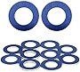 12 PCS Aluminum Oil Drain Plug Gaskets Washer Crush Seal,90430-12031 Replacement for Scion CT200h Prius Tundra Sienna Tacoma 4Runner RAV4 Scion tC xB xD Oil Drain Plug (Blue 12 PCS)