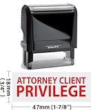 New Trodat 4911 Self Inking Rubber Stamp w. Attorney Client Privilege