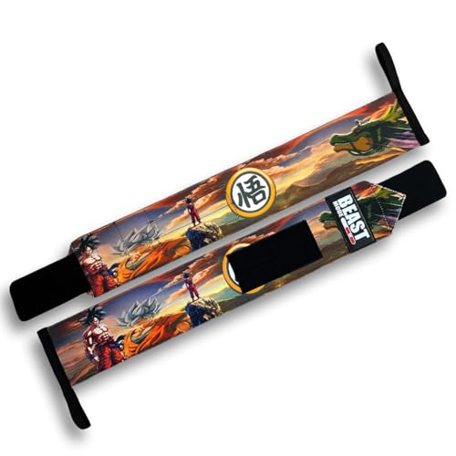 Image of STEIGEN FITNESS Ultimate Goku Design Wrist Support Wraps,Wrist Bands For Exercise,Wrist Straps For Gym (GOKU DRAGON)