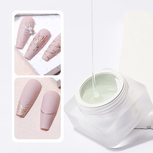 Gel transparente 3D para uñas Spider Gel para Nail Art miniatura 1