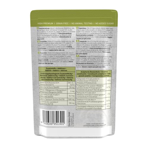 catz finefood Senior N°05 Lachs & Huhn Katzenfutter nass - Premium Nassfutter für Ihre Senior Katze - getreidefrei, ohne Zucker, hoher Fleischanteil, Vitamine & Mineralien (16 x 85g Beutel)