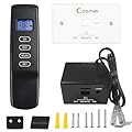 CASMER Upgrad Gas Fireplace Remote Control System Kit for Millivolt Valve Gas.Fit for skytech Ambient Majestic Napoleon ect,Temperature Control LCD Screen Safety Protection,3 YR Warranty NOT Battery