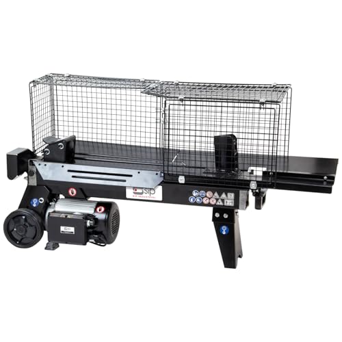SIP 5 Ton Electric Hydraulic Log Splitter with Cage 2200W 520mm Logs