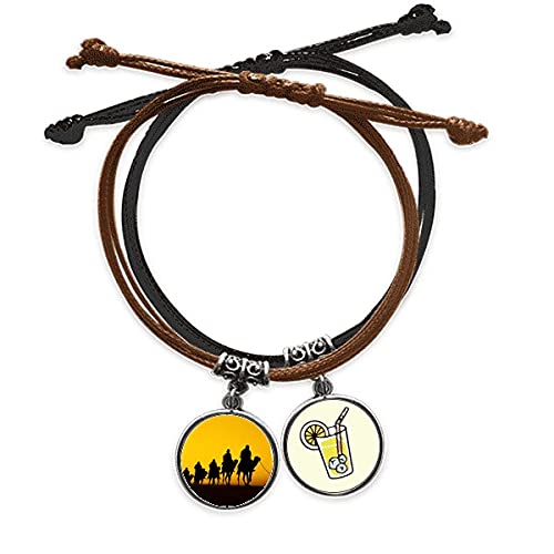 Bracelet chameau du désert en cuir idéal pour sublimer vos tenues d'été