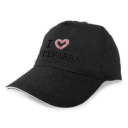 K KRUSKIS Gorra Catalunya I Love Botifarra Unisex - Negro