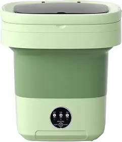 Mini Lavador de Roupa Semi Automático 16L - Roupas Delicadas, Suave, Centrifugação, Limpeza Profunda