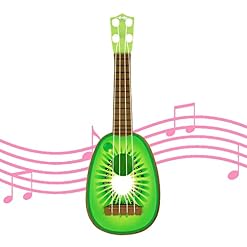 Hongjingda Ukulélé pour Enfants débutants | Mini Forme de Fruits de Guitare,Enfants Mignon ukulélé Rime développement… – Image 7