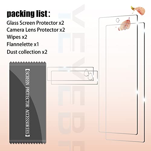 Yeyebf Google Pixel 6 5G Screen Protector + Camera Lens Protectors, [2+2 Pack] Full Coverage Tempered Glass Screen Protector For Pixel 6 [Case-Friendly][Anti-Shatter][3D Glass] #TOP6