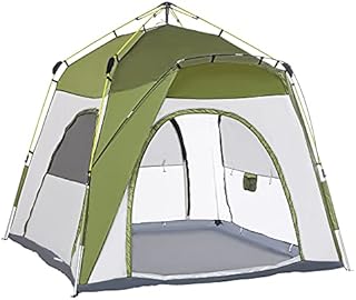 Outsunny 4 Person Automatic Camping Tent, Outdoor Pop Up Tent, Portable Backpacking Dome Shelter