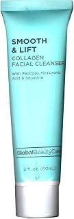 Global Beauty Care Smooth & Lift Collagen Facial Cleanser – Peptides, Hyaluronic Acid & Squalane, 2.5 fl oz