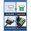 2Pack Small DB25 Male Solderless Connector, 25 Pin Male Direct Connection Bare Wire Terminal Adapter, RS232 D-SUB 25 Pin to Terminal Connector Signal Module, Including Shell and Screwdriver