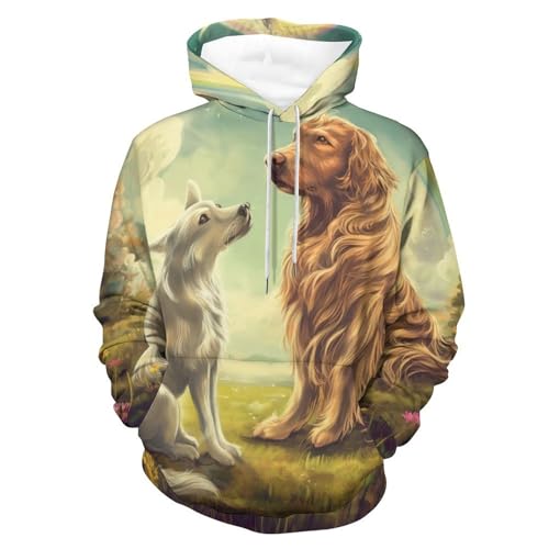 Sweat à capuche original licorne, le cadeau idéal en taille S