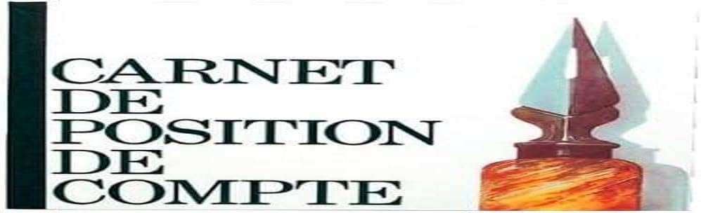 Exacompta 950E - Carnet De Position De Compte Bancaire, 21x19 80p