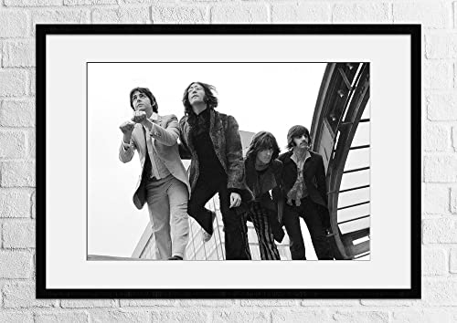 Le cadeau des Beatles – L’impression des Beatles – Le single des Beatles Hey Jude – Cadre de galerie | A2 (59.4×41.9cm… - Les Beatles, Paul McCartney, John Lennon, RIngo Starr, George Harrison Le cadeau des Beatles - L'impression des Beatles - Le single des Beatles Hey Jude - Cadre de galerie | A2 (59.4x41.9cm… – Image 4