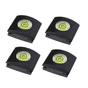 FOTYRIG Camera Flashlight Hot Shoe Bubble Level for Canon Nikon Panasonic Fujifilm Olympus Pentax Sigma DSLR SLR EVIL Camera -Pack of 4 Hot Shoe Level PC1016