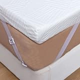 Memory Foam Mattress Topper, 3 inch Gel-Infused Memory Foam Ventilated Bed Mattress Topper Cooling P