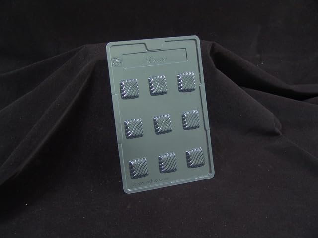 CACAO Chocolate Mold Tray Cake Decorating Tools No-15 Cavities-15 Weight- 8gm size-32 x 32 x 07