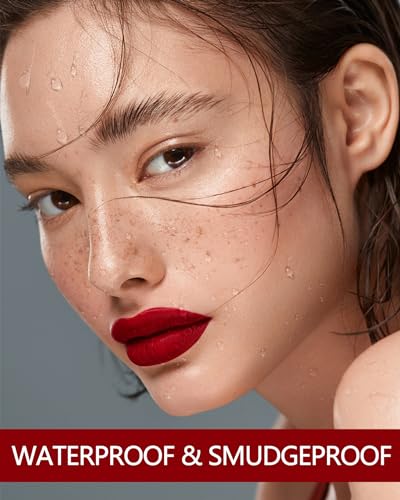 Image of MAKI YIKA Red Lipstick Matte for Women Color Stay Long Lasting Lipsticks