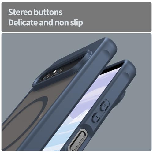 Image of Compatible with Sony Xperia 10 VII Case Cover,Compatible with MagSafe,Anti-Fall,Compatible with Sony Xperia 10 VII 5G XQ-FE54 XQ-FE72 Cell Protective Phone Case Blue