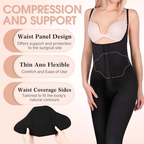 Image of TrelaCo 2 Pcs Abdominal Compression Board AB Board Tummy Tuck Recovery Must Haves Foam Boards for Lipo Recovery Lipo Foam Back Board Abdominal Board for BBL & Liposuction Recovery, 2 Styles