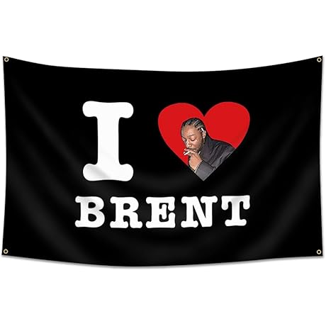 AIFEEDD I Love Brent Faiyaz Flag