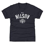 500 LEVEL Shakira Austin Washington Mystics Invert Youth Shirt (Tri Navy, 14-16Y X-Large)