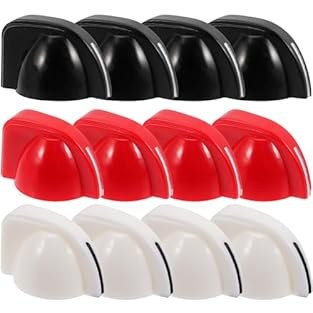 Knob for potentiometer--they are applicable for electric bass, electric guitar, potentiometer, and more,volume Knobs for machine Insert effect pedal knobs--can control the effects of multiple functions, suitable for sound equipment, potentiometer, el...