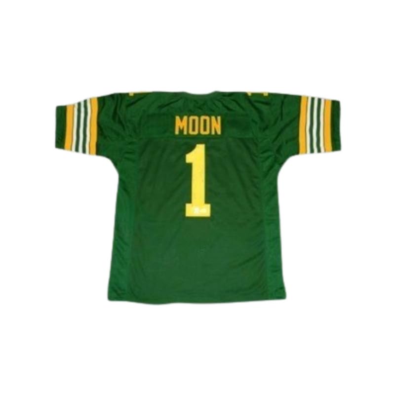 W to da Moon Canadian Football Jersey Edmonton New Any Size Multicolor