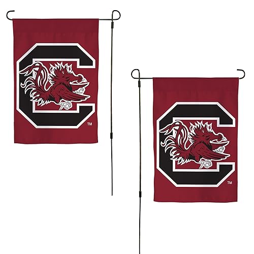 Desert Cactus University of South Carolina USC Garden Flag 12 x 18 Inch Fighting Gamecocks Banner for Outdoor Display and Events (Design C)