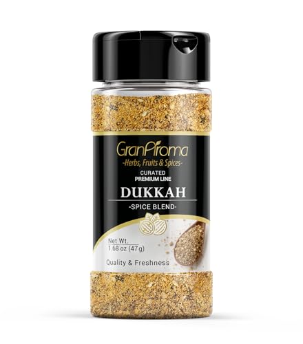 GranAroma Dukkah, Egyptian Spice Blend, Flavorful & Aromatic (1.68 Ounce)