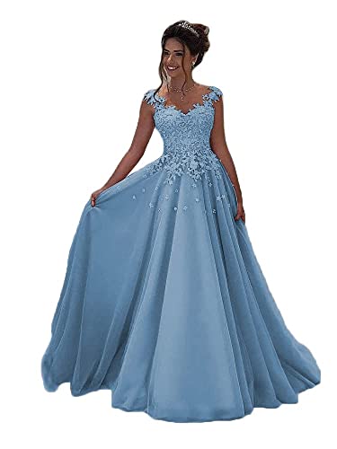 Robe de soirée longue en dentelle confortable taille 46 sans manches
