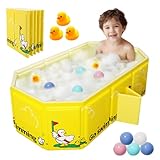 Bañera plegable para Niños, Bañera Grande para Niños Pequeños,Bañera...