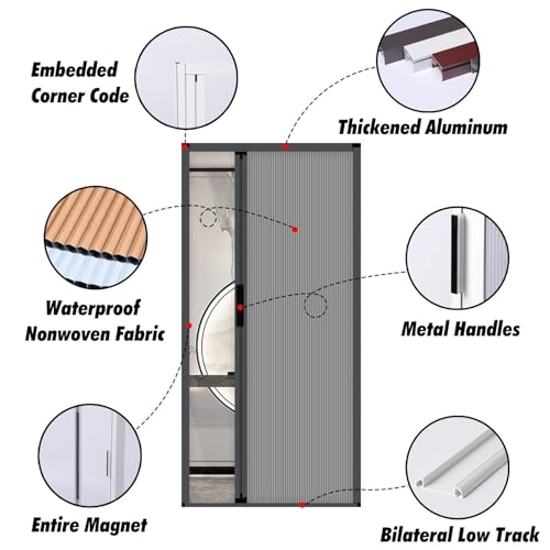 Porte pliante accordéon robuste pour optimiser les petits espaces - 8