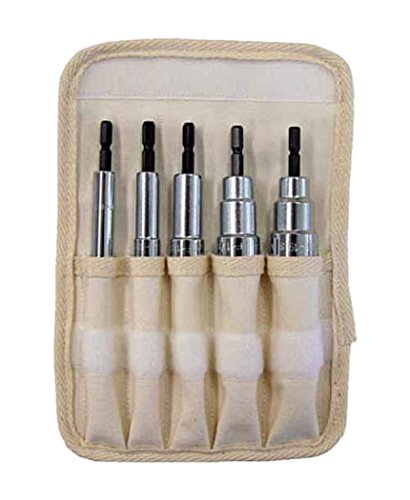 TRUSCO(トラスコ) 電動ドライバーソケット ショート 8・10・13・17・19 TEF-5S-SET
