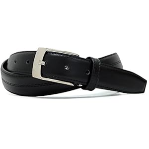 Beel Simple and Classic Business Belt, Men’s, Women’s, Cow Leather, Buckle