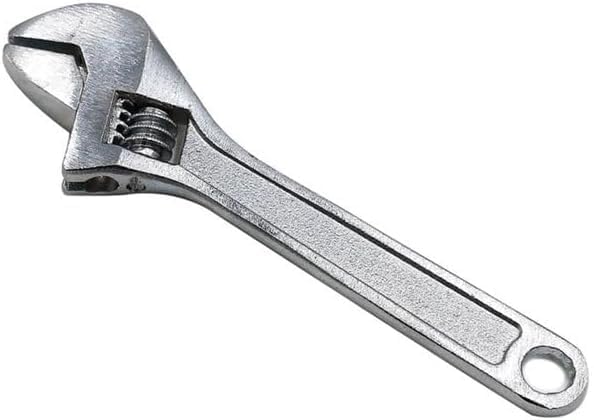 Silver 2.5inch Open End Wrench, Adjustable Spanner/Wrench for Repairing, Professional Mini Small Hand Tools Hand Spanner Tool Universal Keychain Accessories, Car Keychain