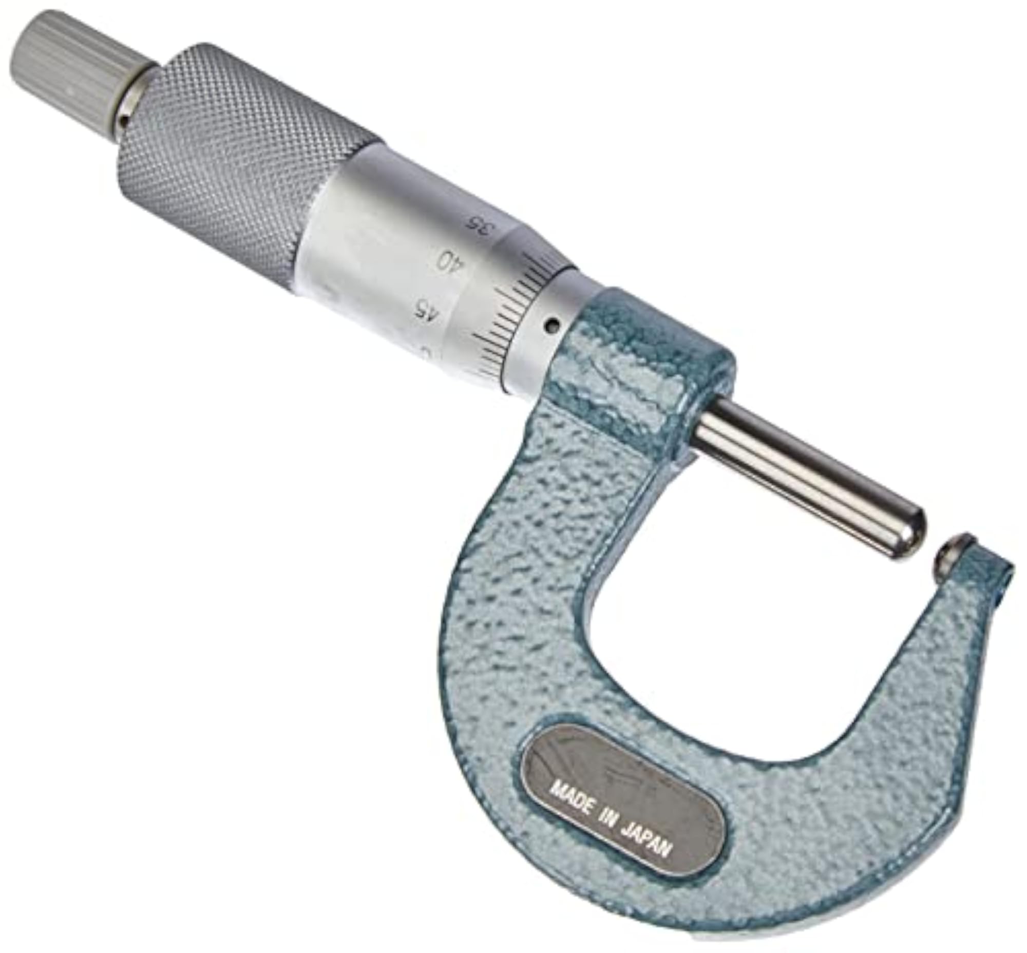115-215 Spherical Face Micrometer, Ratchet Stop