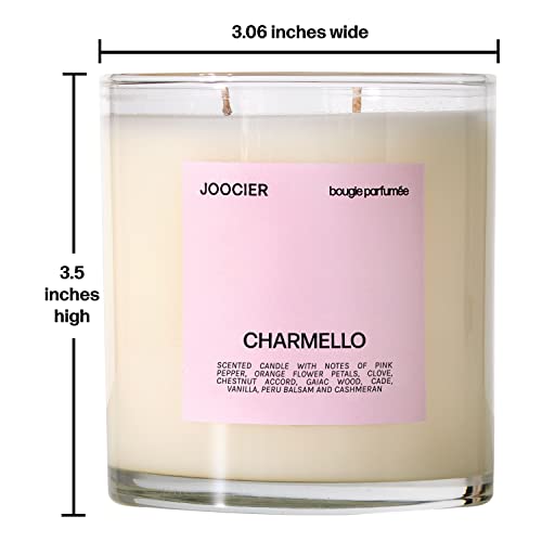 Joocier | Charmello Candle-Burning Wood And Chestnut | By The Fireplace Fragrance Inspired Candle 10 Oz 70+ Burn Time Luxury Home Fragrance #TOP1