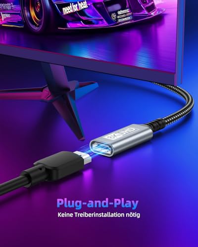 ZEENVIC HDMI Verlängerungskabel 1M, HDMI 2.1 Verlängerung Kabel Stecker auf Buchse 8K@60Hz 4K@120Hz/144Hz 48Gbps, High Speed UHD eARC HDCP 2.3, Kompatibel mit TV Stick, HDTV, PS5