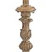 Regency Hill Elize Traditional French Country Style Vintage White Washed Candlestick Table Lamps 26.5